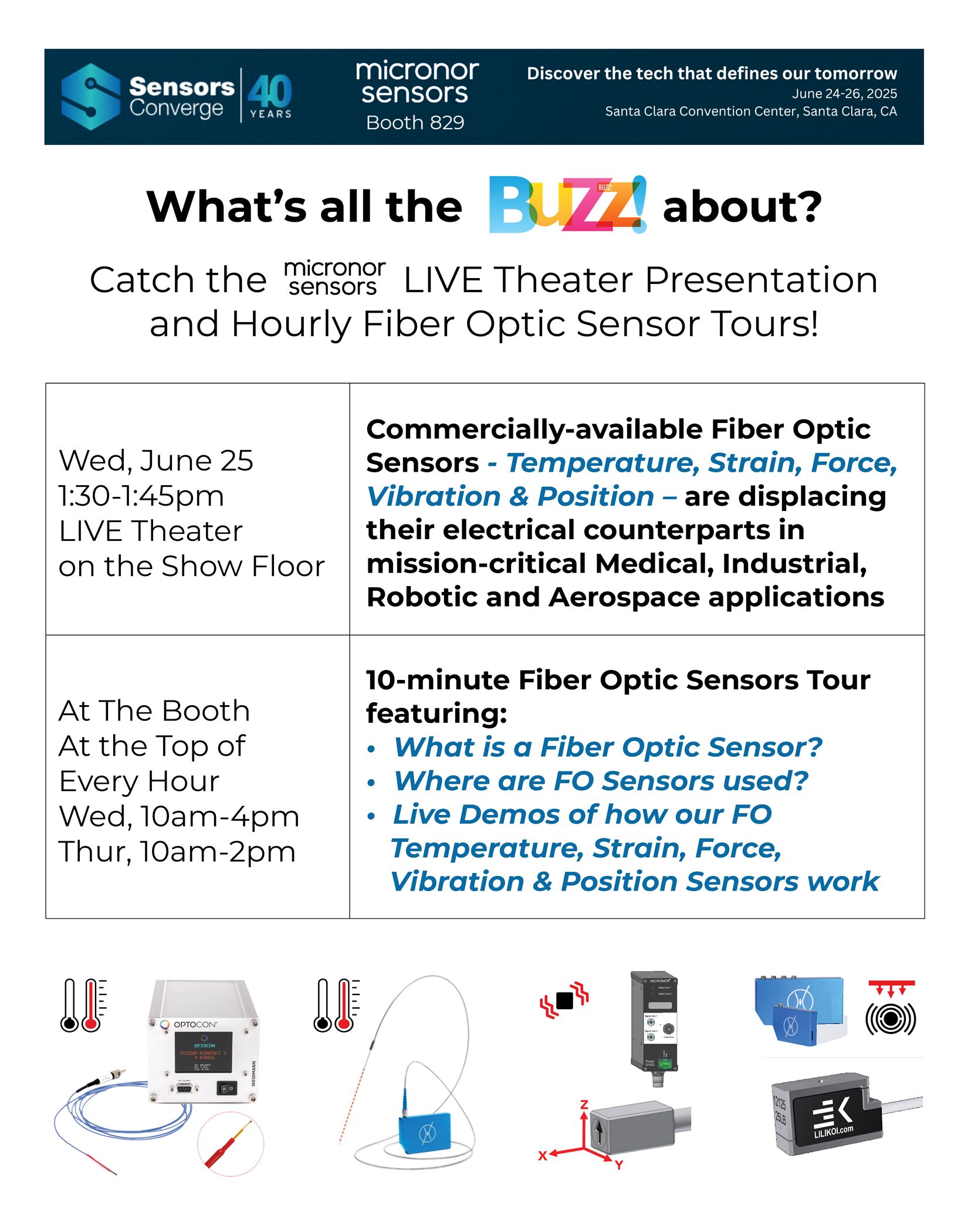 Sensors Converge 2025 Promotion Poster