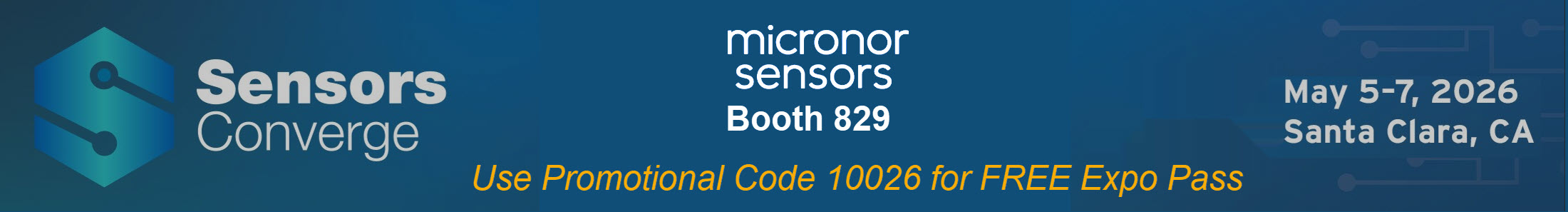 Sensors Converge 2025 Promotion Poster