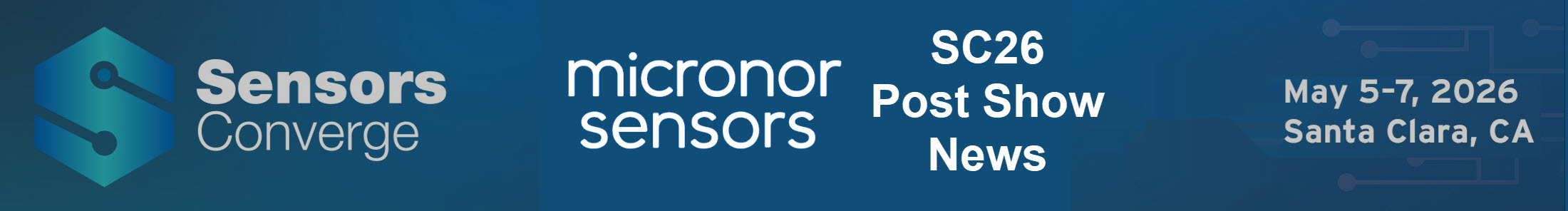 Sensors Converge 2025 Promotion Poster