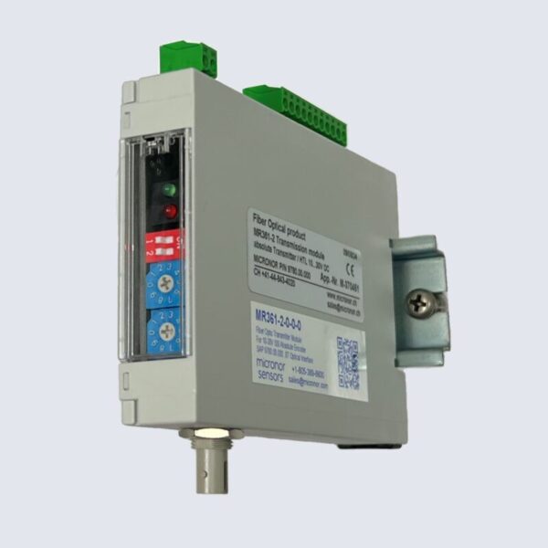 MR361-2 Fiber Optic Transmitter Module for extending reach of SSI Absolute Encoders