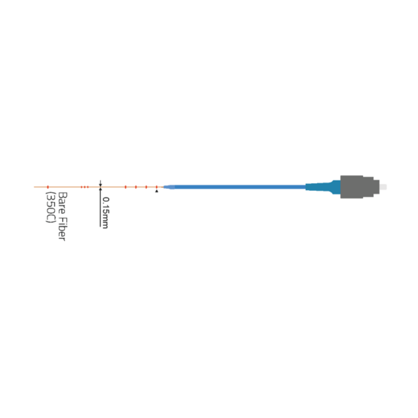 BRAGG Temperature Probe with FI Bare Fiber Capillary