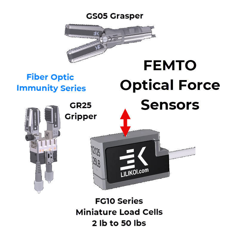 FEMTO Miniature Optical Force Sensors